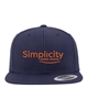 Picture of Simplicity Flat Bill Snapback Hat (French)